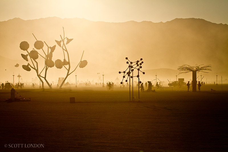 Dusty Afternoon on the Playa