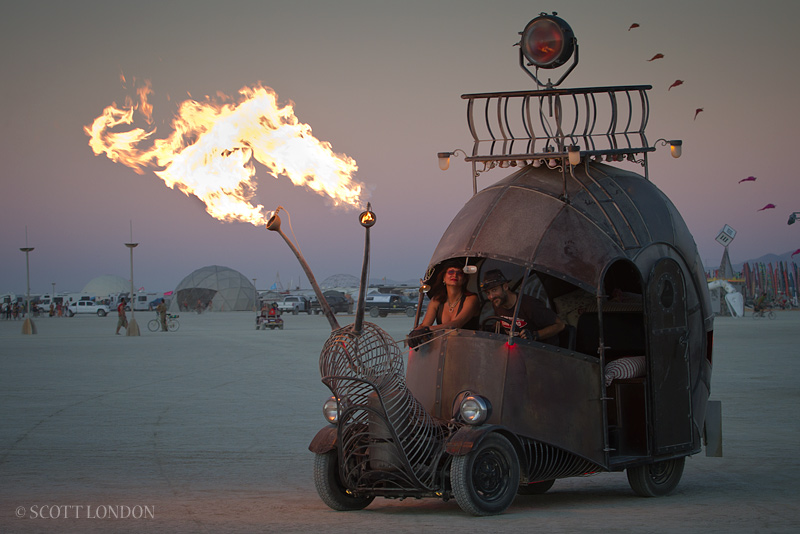 Fire-Breathing Snail Car
