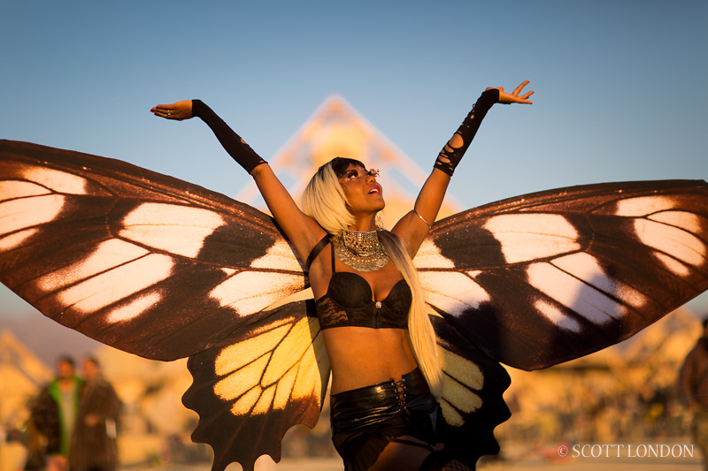 Claudine Soulsister at Burning Man 2013 (Photo by Scott London)