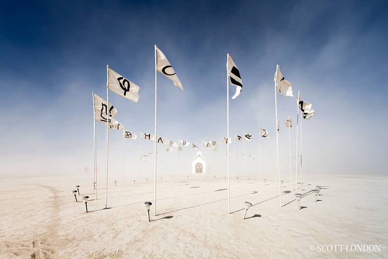 Veritas, an installation by Jason Hickey & Kat Caric, at Burning Man 2013 (Photo by Scott London)