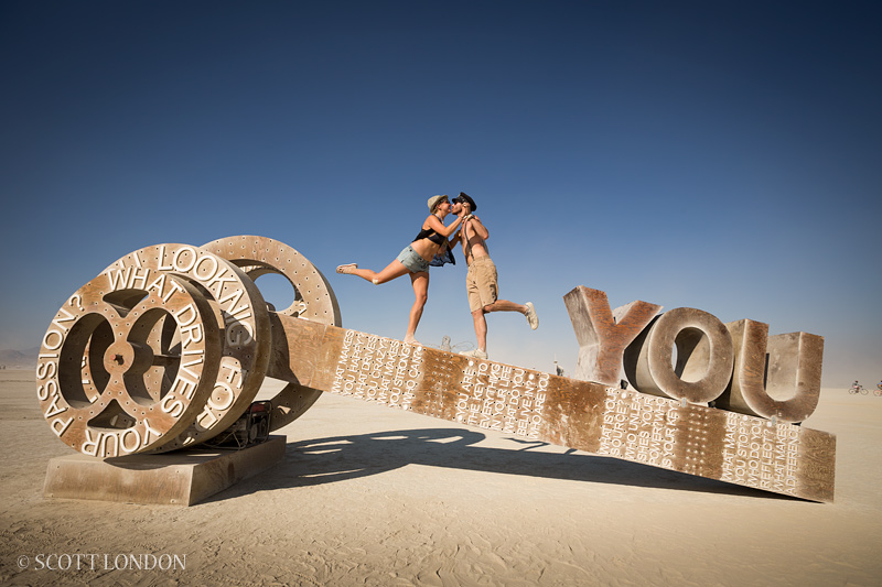 You Are the Key at Burning Man 2013 (Photo by Scott London)