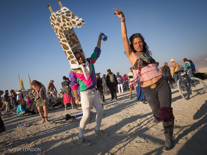 Dancing in the Ashes at Burning Man 2014 (Photo by Scott London)