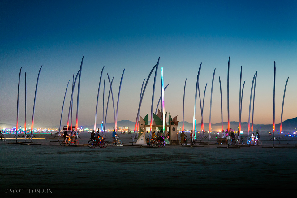 LumenEssence, an art installation at Burning Man 2014 (Photo by Scott London)