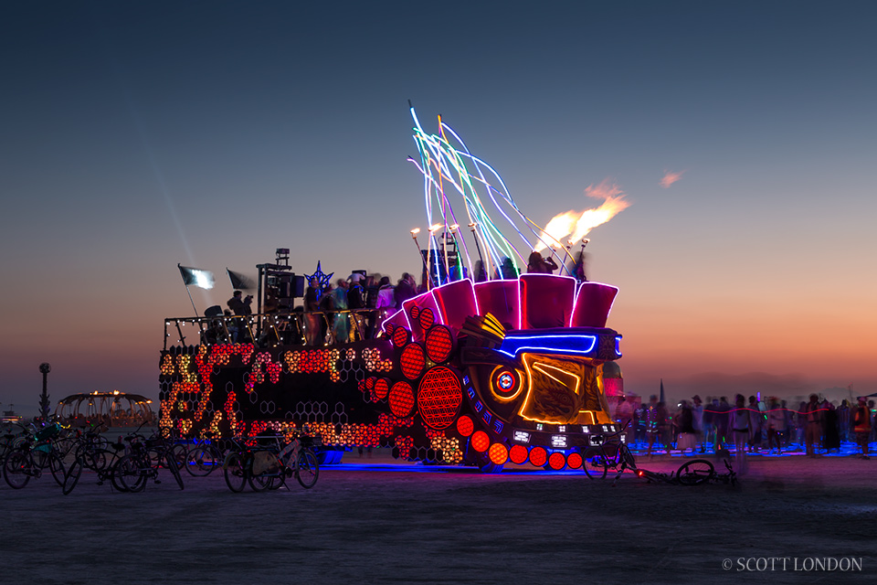 The Mayan Warrior at Burning Man 2014 (Photo by Scott London)