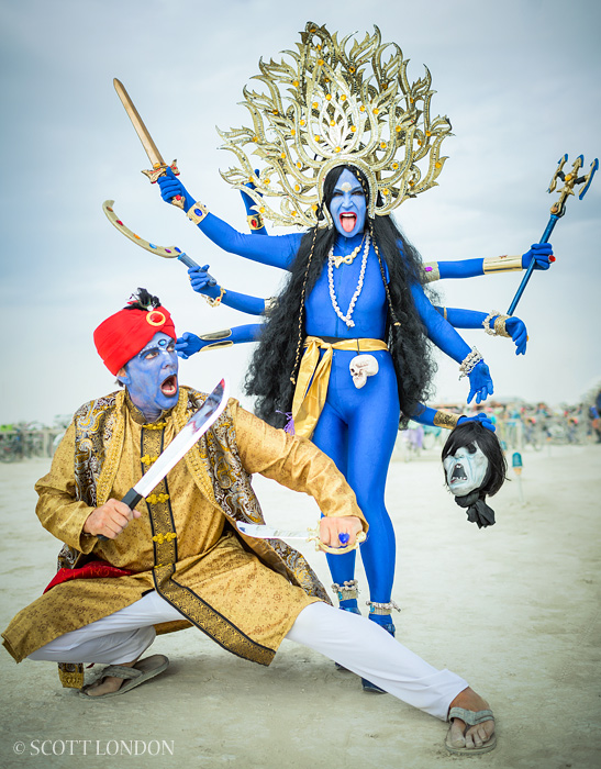 Shiva and Kali at Burning Man 2014 (Photo by Scott London)