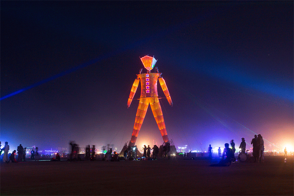 Prelude to the burn at Burning Man 2014 (Photo by Scott London)