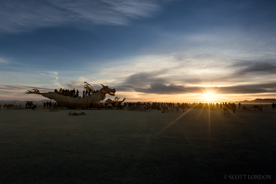 Abraxas at Sunrise at Burning Man 2015