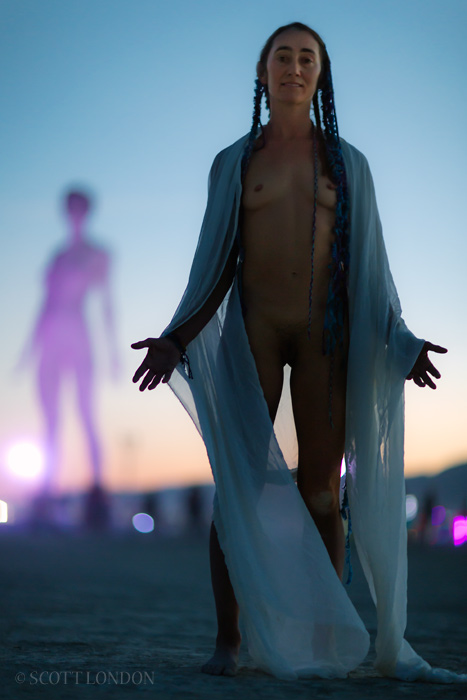 Sunset Silk at Burning Man 2015