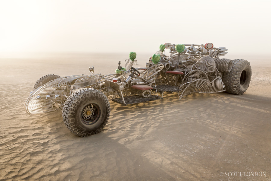 Mister Fusion, an art car, at Burning Man 2015