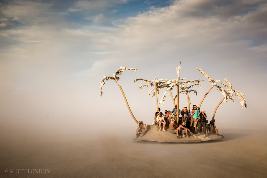 The Mary Ellen Carter, an art car, at Burning Man 2015. (Photo by Scott London)