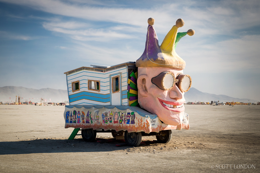 Krewe of the Dusty Playa at Burning Man 2015. (Photo by Scott London)