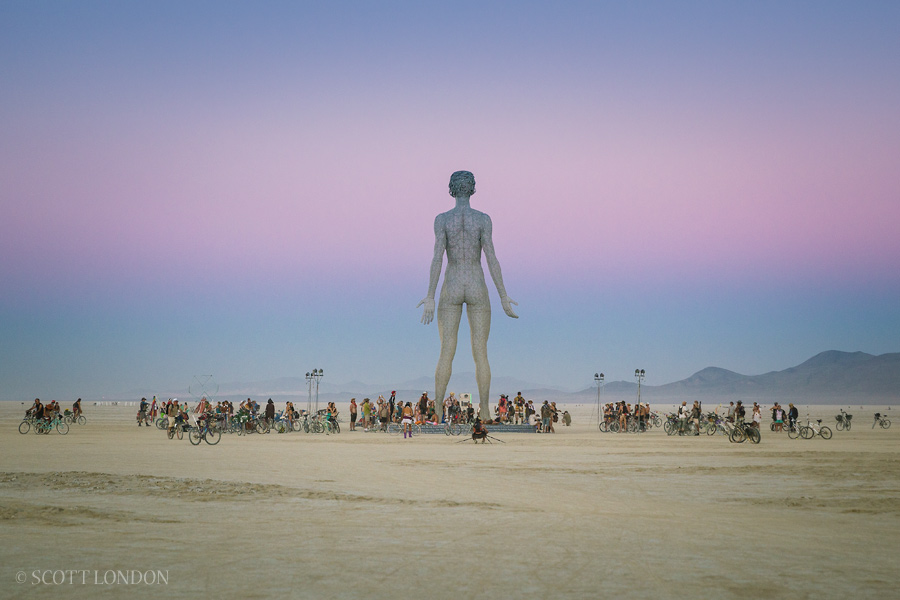R-Evolution, an installation by Marco Cochrane Burning Man 2015. (Photo by Scott London)