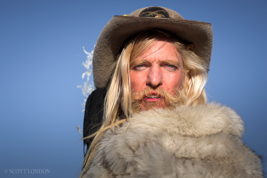 Blonde Cowboy at Burning Man 2015. (Photo by Scott London)