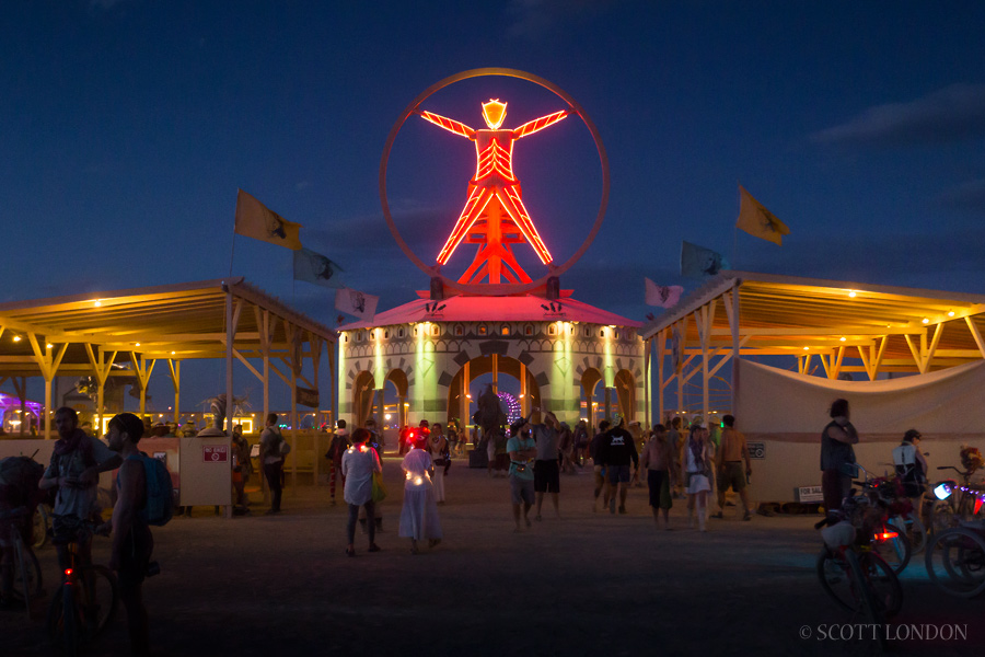The Man Pavillion at Burning Man 2016