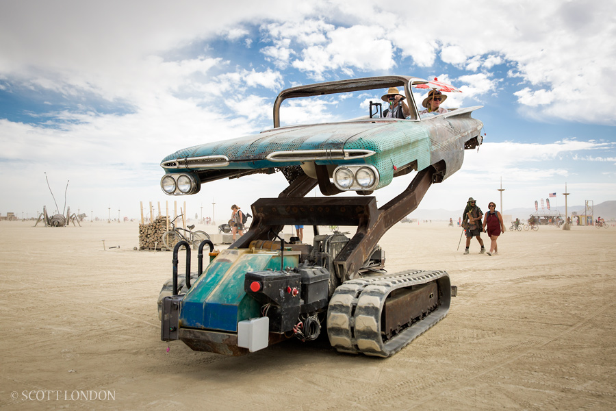 The Maria Del Camino art car at Burning Man 2016. (Photo by Scott London)