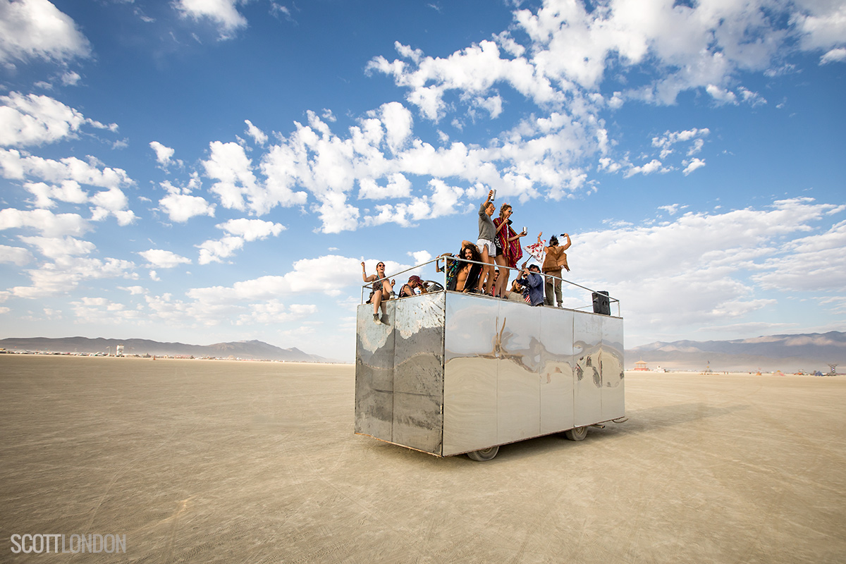 The Mirage Art Car at Burning Man 2017. (Photo by Scott London)