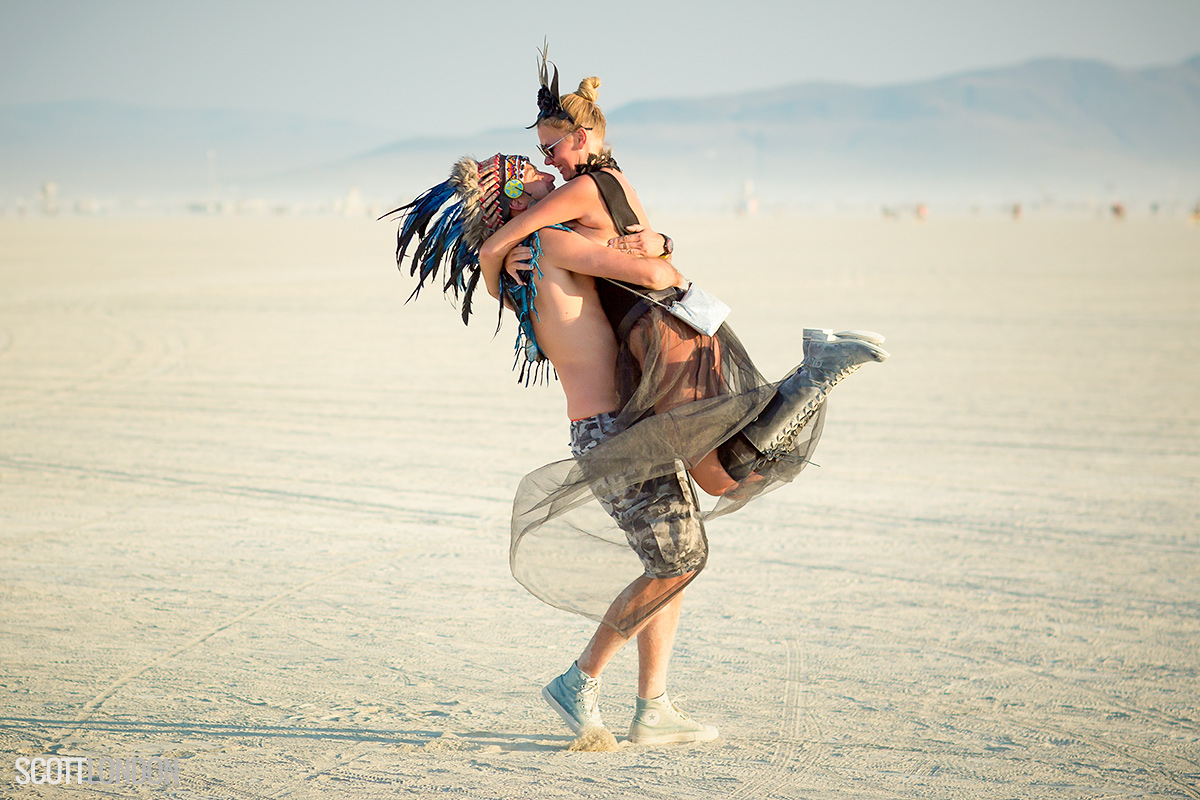 Beautiful Burners at Burning Man 2017. (Photo by Scott London)