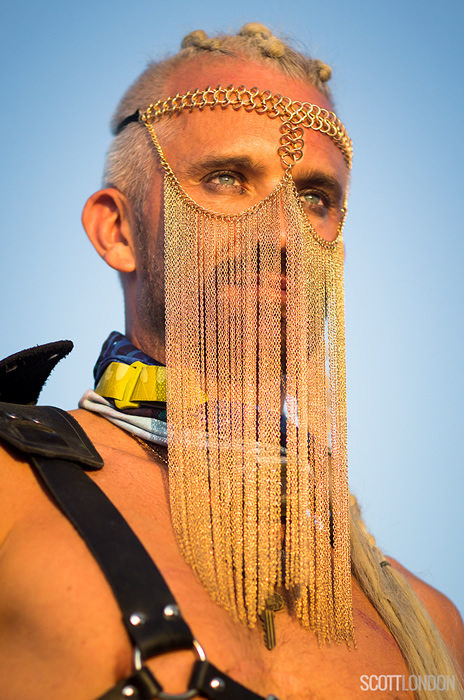 Beautiful Burner at Burning Man 2017. (Photo by Scott London)