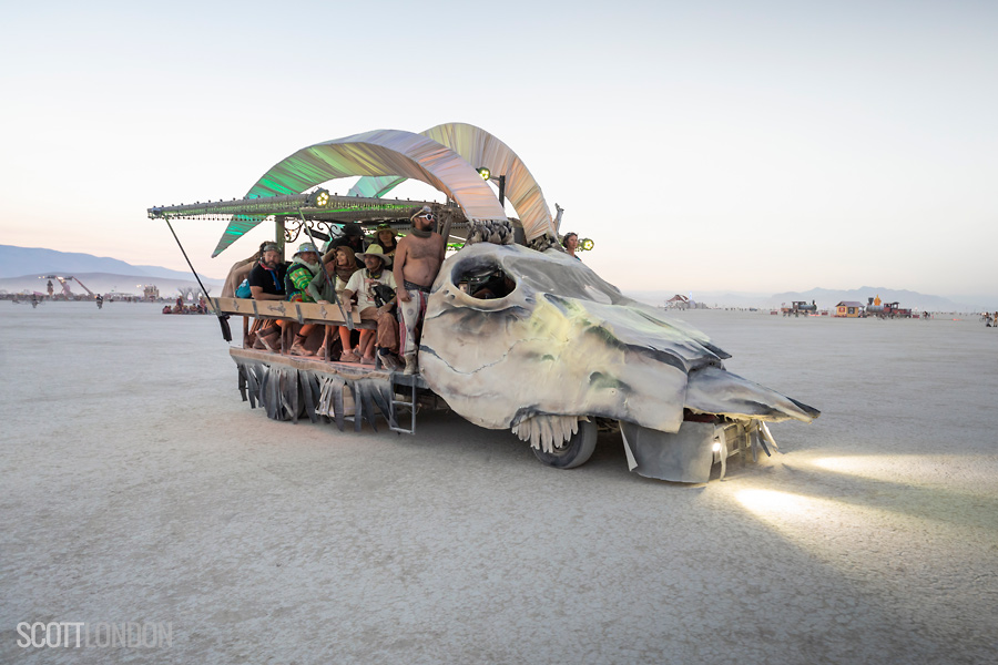 The Dirty Goat Roadhouse at Burning Man 2018. (Photo by Scott London)