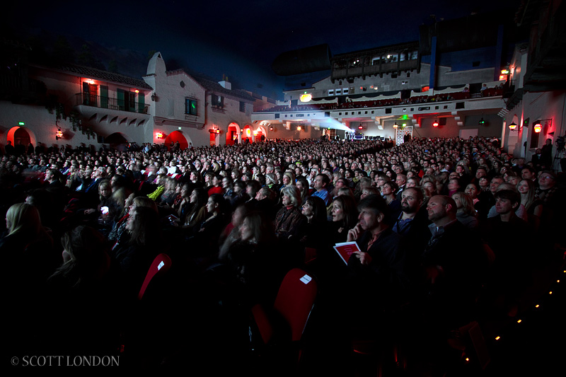 A Large Audience Inside the Arlington Theatre at the Santa Barbara International Film Festival