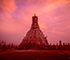 The Temple Under Red Skies
