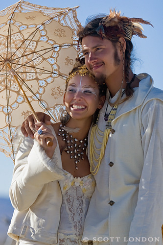 Couple in White