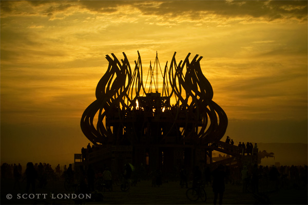 The 'Fire of Fires' Temple at Sunrise