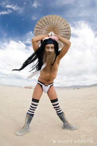 Randal With Parasol