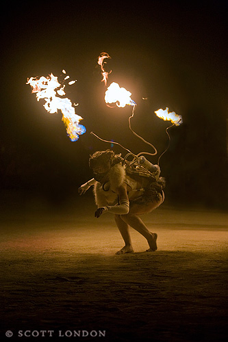 Fire Conclave Performs Before the Burn