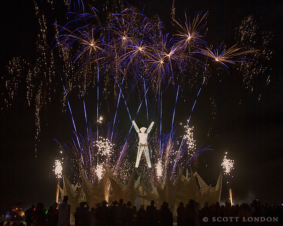 Fireworks Preceding the Burn