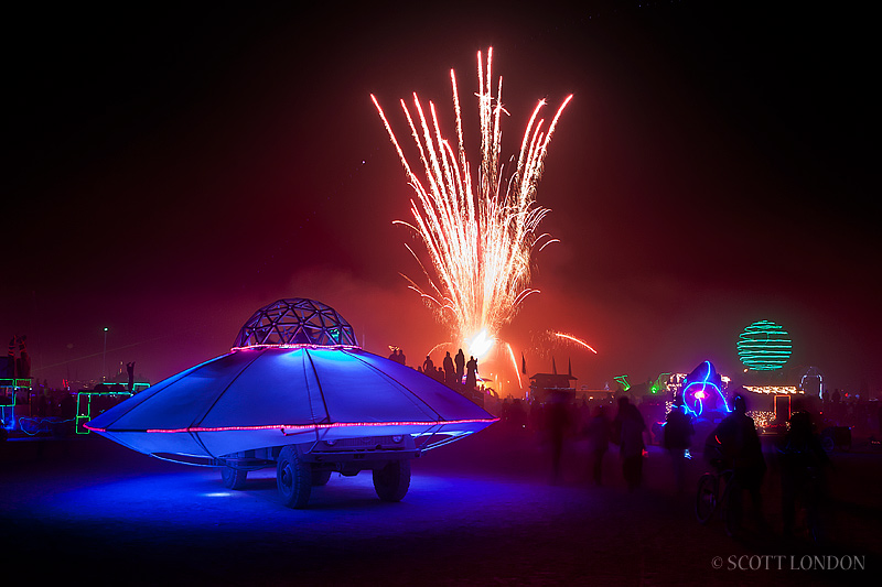 Art Cars at the Trojan Horse Burn