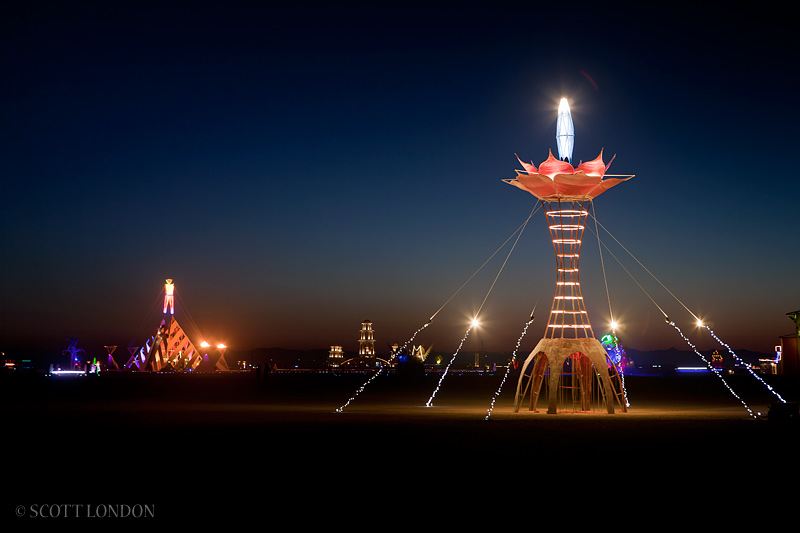 The Tower of Transformation at Dawn