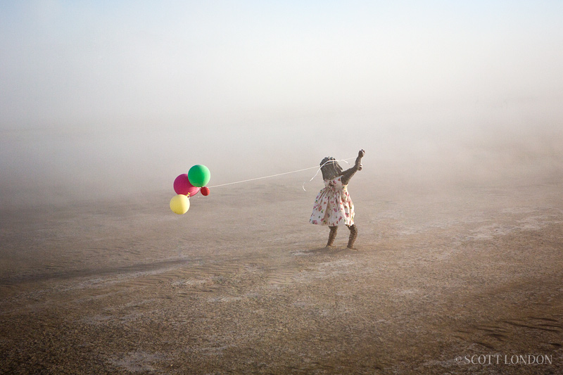 Girl With Balloons