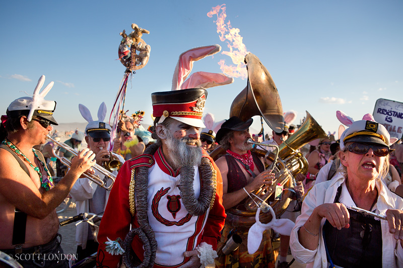 Steven at the Billion Bunny Parade