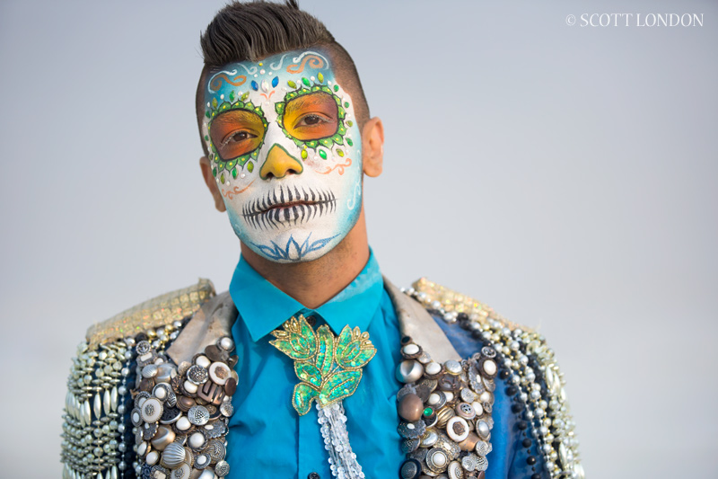 Sal at Burning Man 2013 (Photo by Scott London)