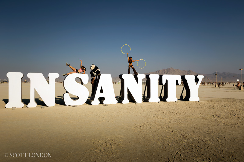 The Insanity Project at Burning Man 2013 (Photo by Scott London)
