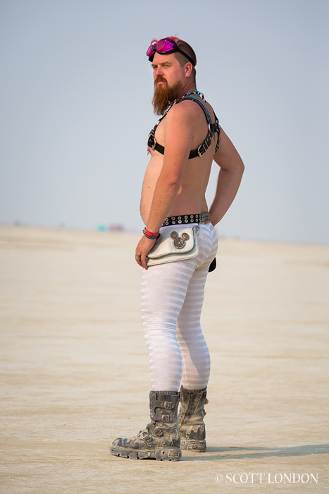 Todd in Tights at Burning Man 2013 (Photo by Scott London)