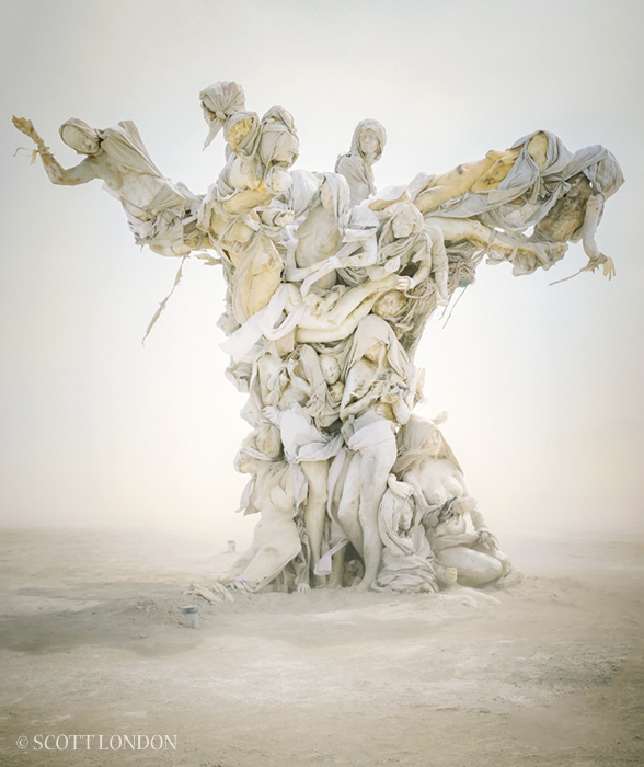 Womantree, an installation by Elizabeth Mallory at Burning Man 2014 (Photo by Scott London)