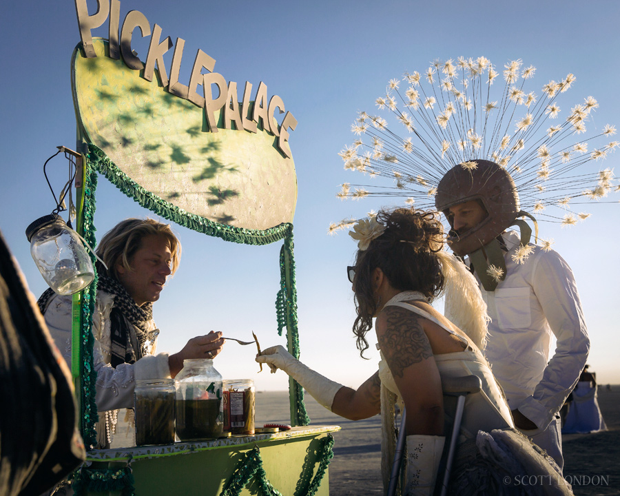 The Pickle Palace at Burning Man 2016 (Photo by Scott London)