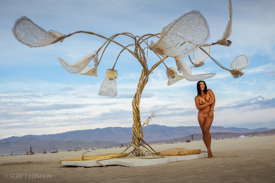 April at the Grove at Burning Man 2016. (Photo by Scott London)