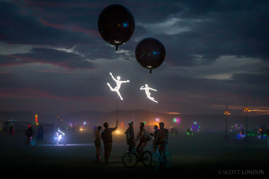 Dreams of Flight, a project by artist Michael Gard at Burning Man 2016. (Photo by Scott London)
