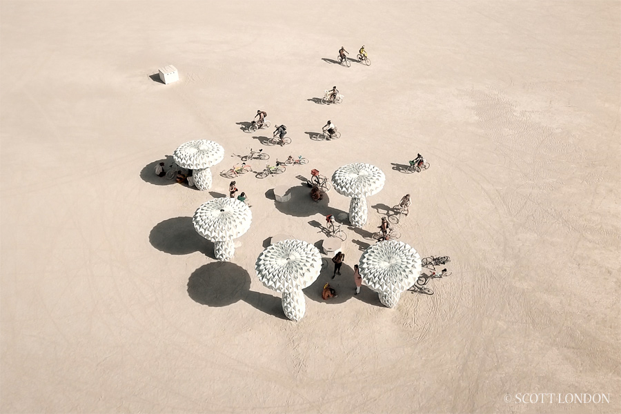 Shrumen Lumen, an installation at Burning Man 2016. (Photo by Scott London)