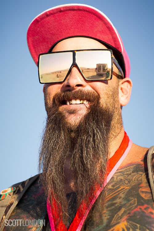 Happy Chad at Burning Man 2018. (Photo by Scott London)